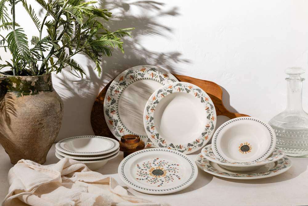 Тарілка глибока Porser Home Sunflower 22 см BNS22CKPRS1061 - Фото 4