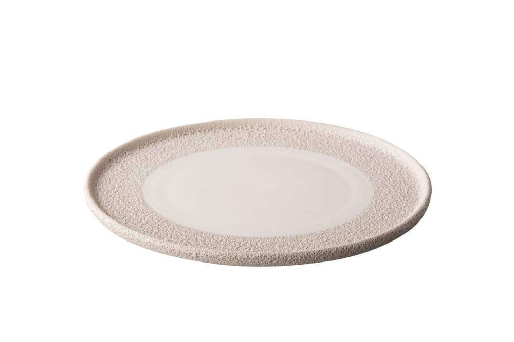 Тарелка мелкая Studio Raw Vulcanic d28Xh2.5 см white RD18525
