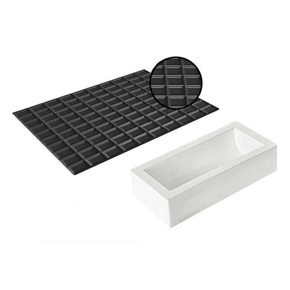 Набор силиконовых форм для торта BUCHE TABLETTE Silikomart KIT BUCHE TABLETTE - Фото 2