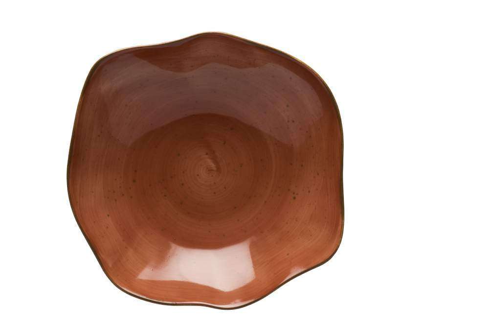 Тарелка глубокая Lubiana Stone age decor 23 см кирпичная L4620-6630M
