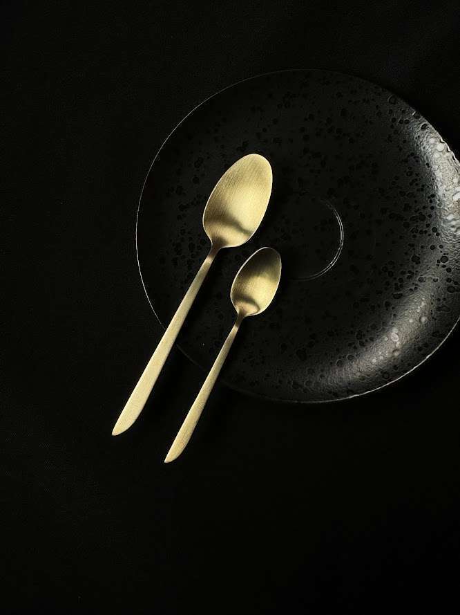 Кавова ложка Eternum Orca mat champagne - 1489-26 - Фото 3