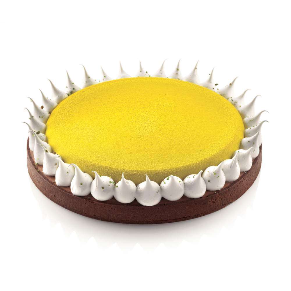 Набор форм для тартов ROUND d 23 cм Silikomart KIT TARTE RING ROUND D230 MM - Фото 2