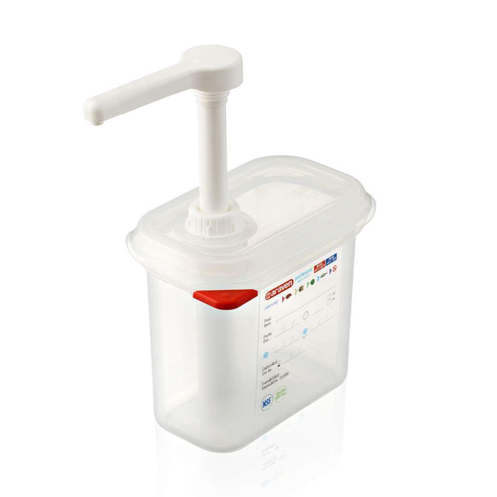 Диспенсер для соуса GN 1/9, 1,5 л, 1 порция - 30 мл Araven 01362