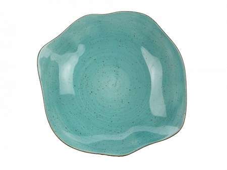 Тарілка мілка  Lubiana Stone age decor 25 см бірюзова - 4636-6630L - Фото 2