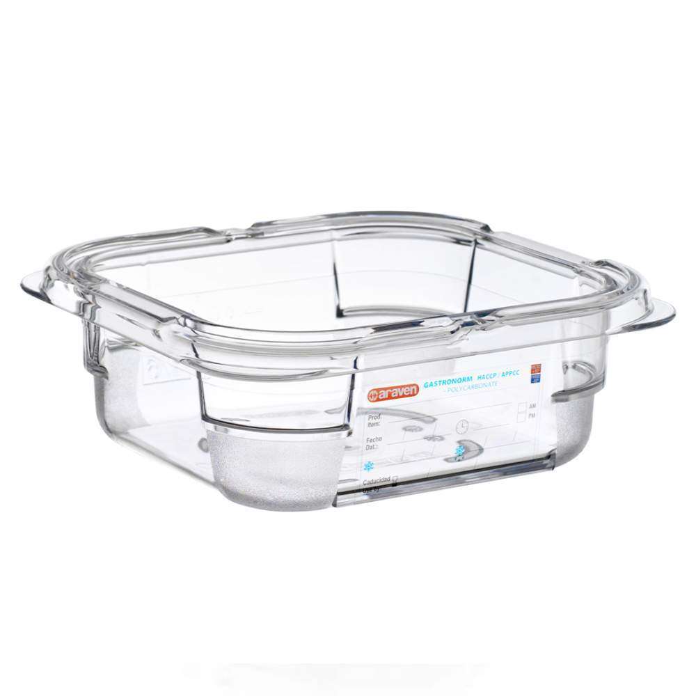 Гастроемкость из поликарбоната GN 1/6 h-6,5 см 1,1 л Araven 09796
