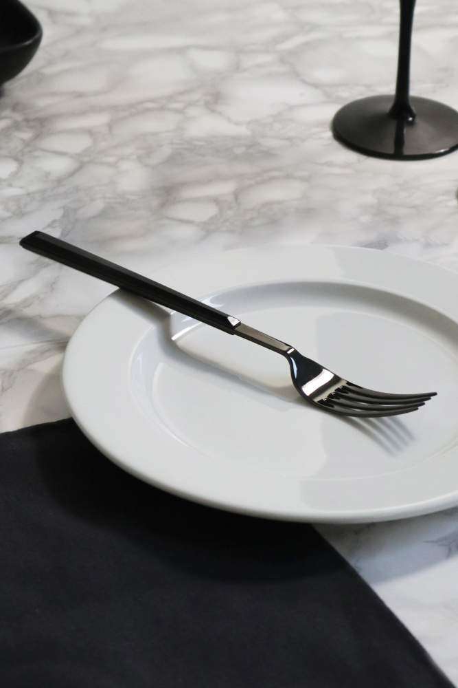 Набор приборов (сет 24 шт)  Pintinox Sushi Queen Anniversary black&black 17W07091 - Фото 4