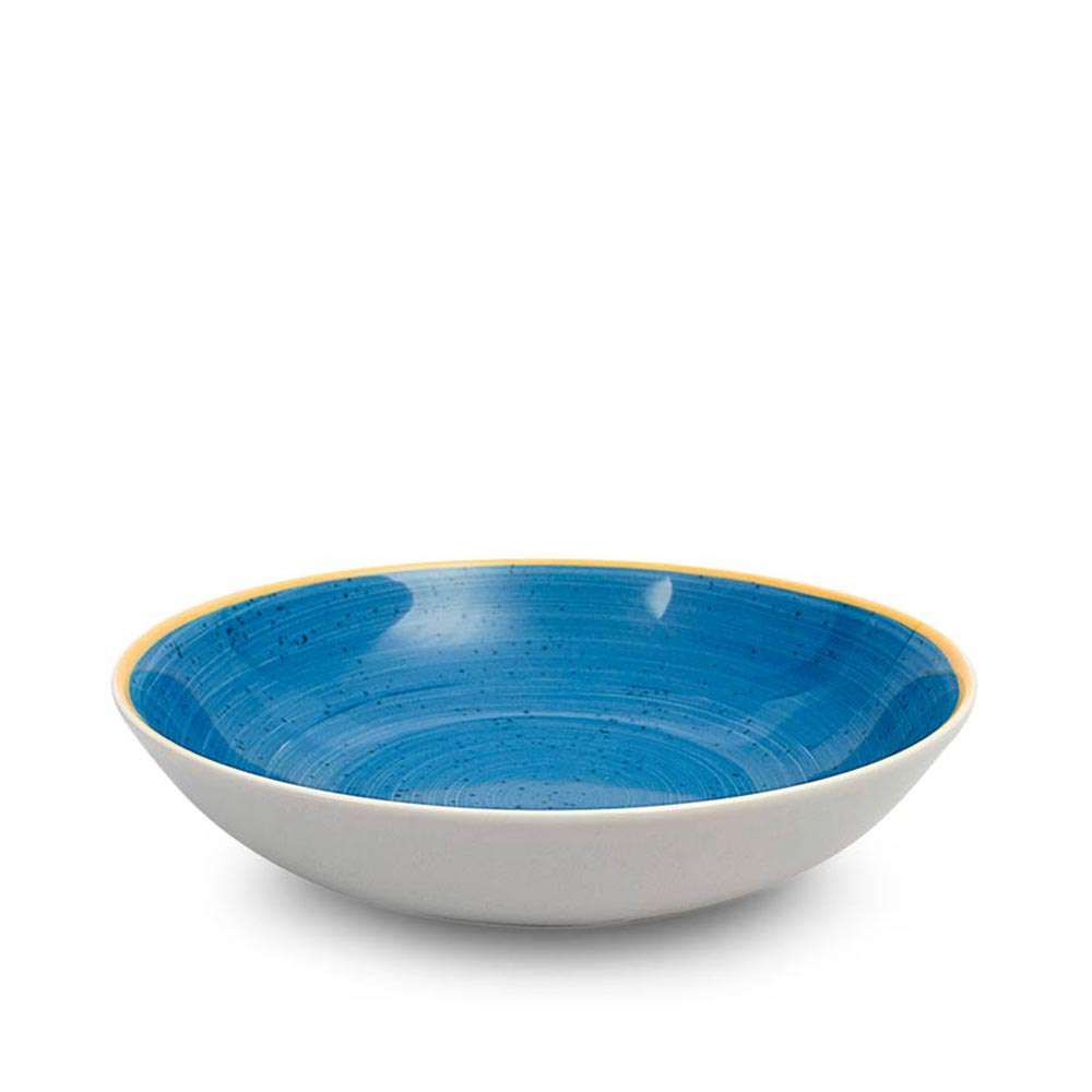 Тарелка глубокая Ariane Twister blue 21 см AVCARN264012001