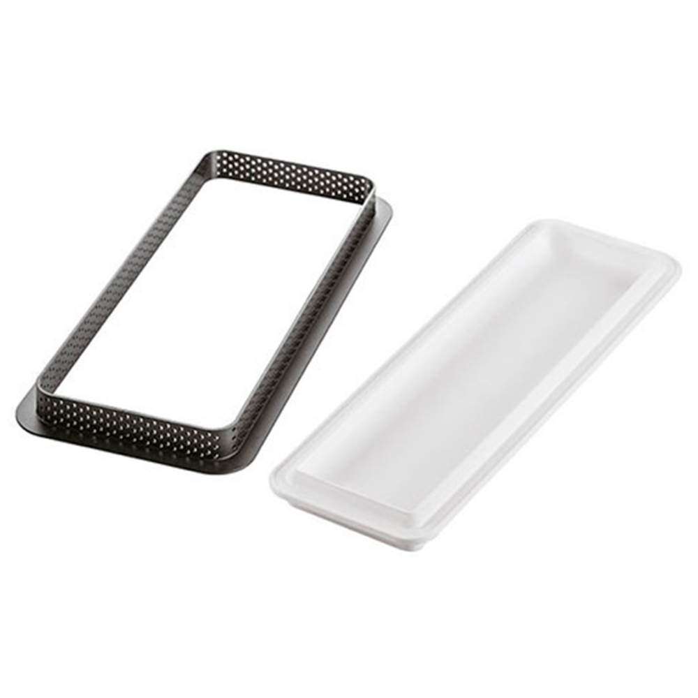 Форма для тарта 1 шт (265х105 мм) Silikomart TARTE RING RECTANGULAR 265X105 H20 MM - Фото 1