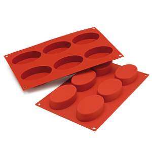 Силиконовая форма для десертов OVALS 85 мл Silikomart SF111/C
