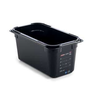 Гастроемкость из поликарбоната GN 1/3 h-15 см 5,4 л черная Araven 47820