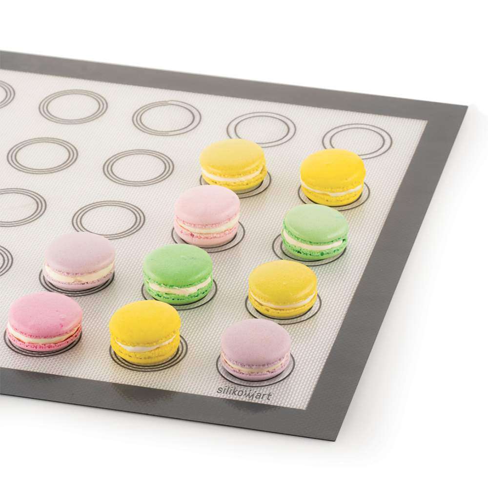 Силиконовый коврик для макаронс 30x40 см Silikomart FIBERGLASS 30x40 MACARON - Фото 2