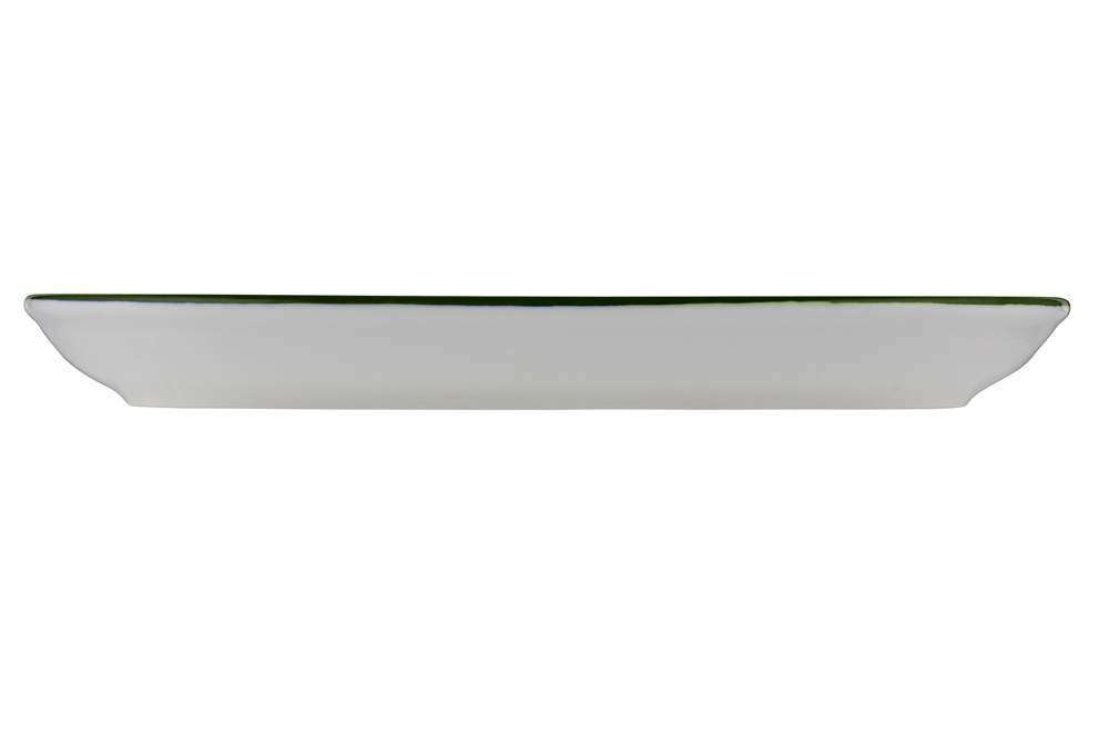 Тарелка овальная ID Fine Modest Green magnus 33X21 см 16001-143033 - Фото 2