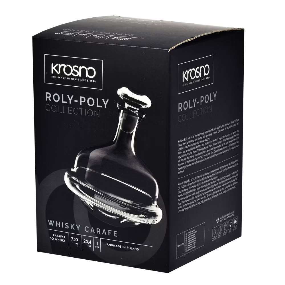 Графін для віскі Krosno Roly poly 750 мл - 5900345788524 - Фото 2
