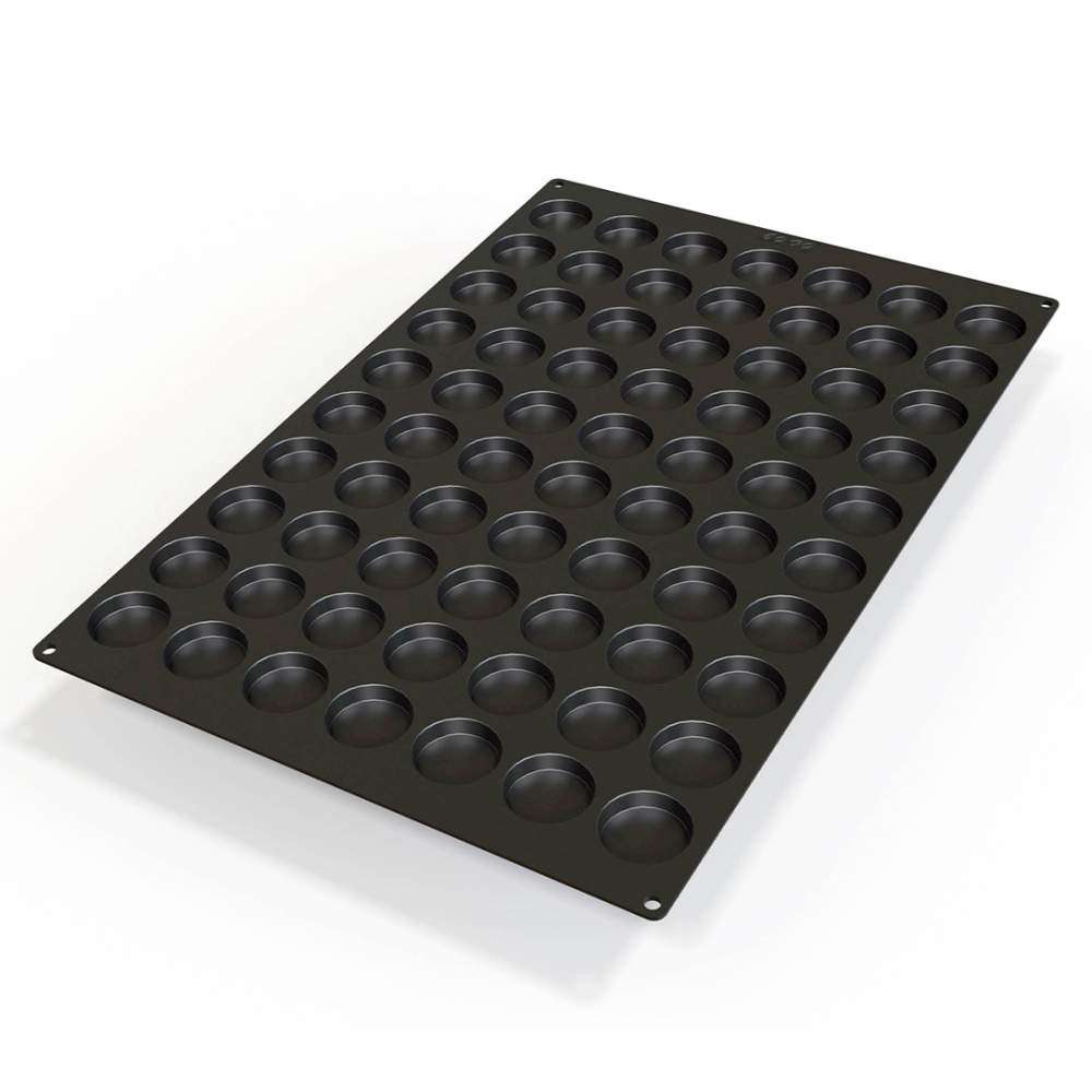 Силиконовая форма для десертов КРУГ d 4,5 см Silikomart SQ050/YL - Фото 2
