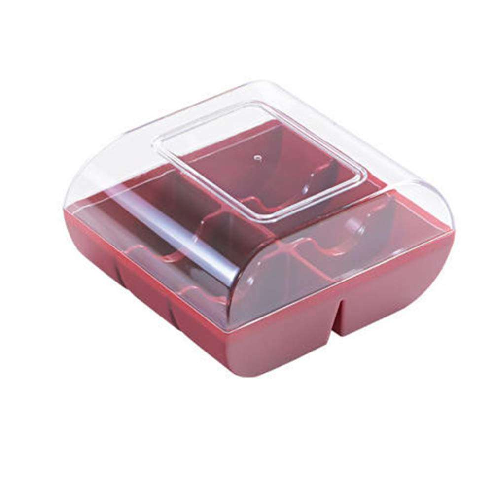 Коробки для 6 макаронс (упаковка 90 шт.) рубиново-красная Silikomart Ruby Red 6