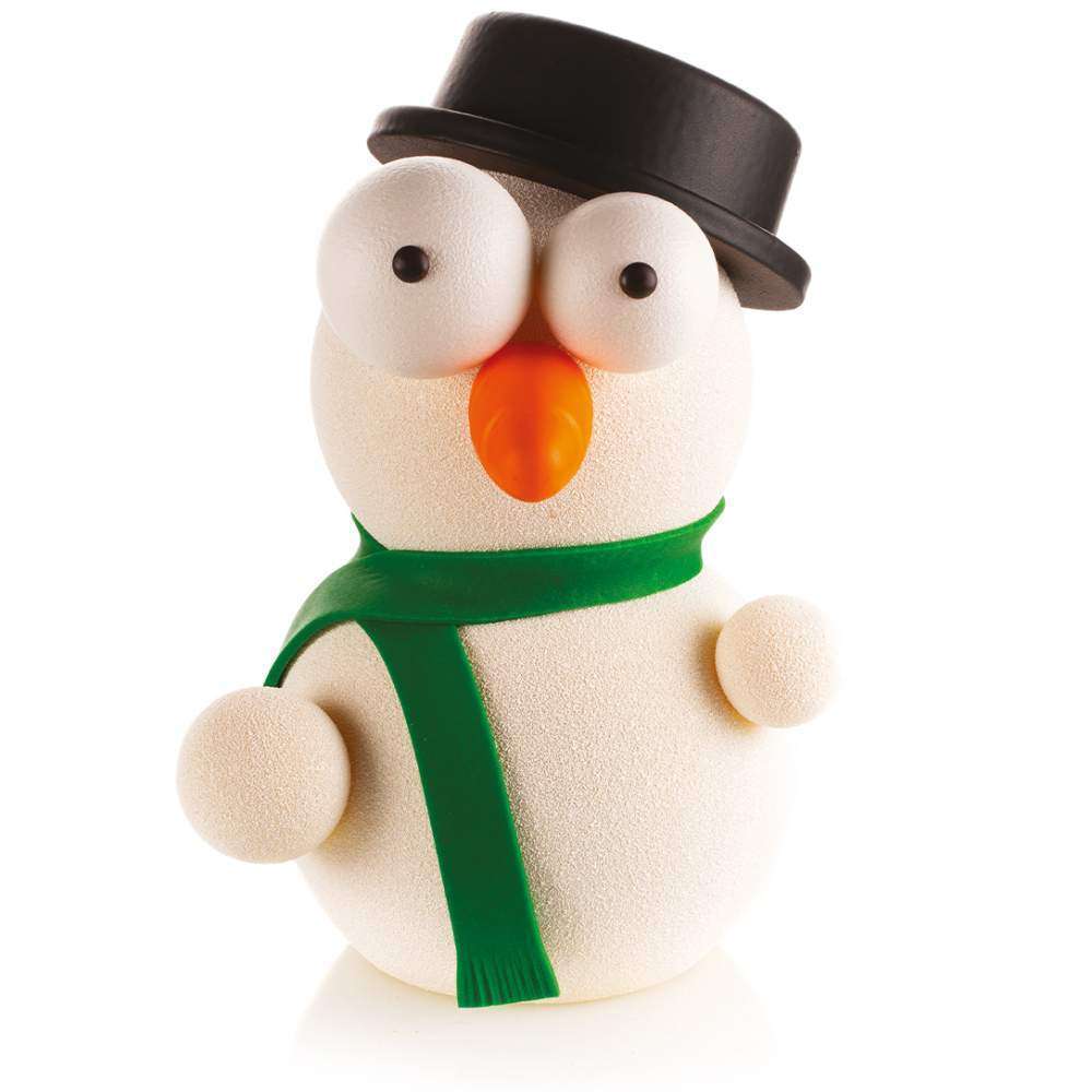 Форма для шоколада поликарбонатная Мистер Снеговик Silikomart KIT MR. SNOW - Фото 1