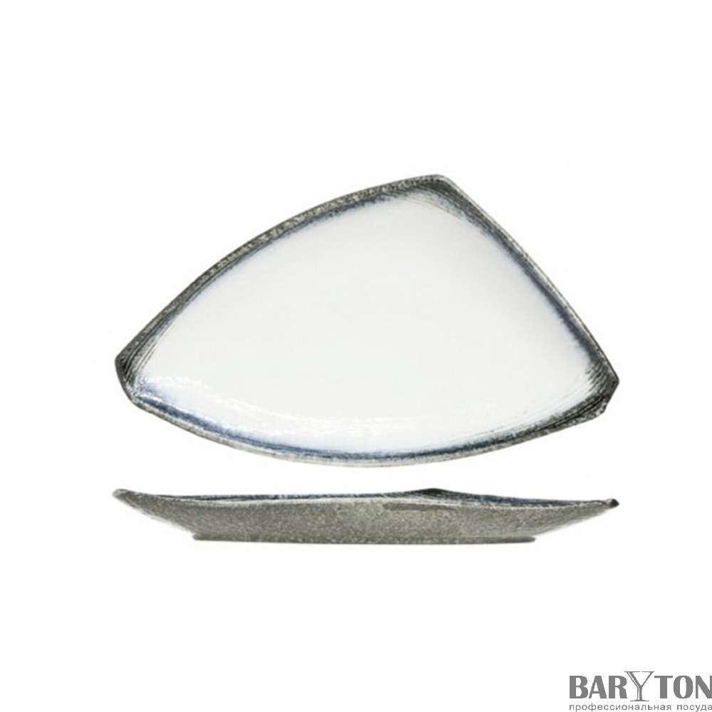 Тарелка треугольная Cosy&Trendy Sea pearl 20Х10 см 9632649 - Фото 2