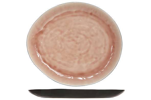 Тарілка овальна Cosy&Trendy Laguna old rose 32,5Х28,5 см - 1690518 - Фото 1