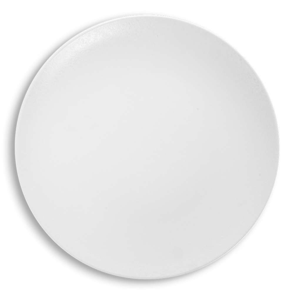 Тарелка мелкая Ariane Oxide 27 см pearl white AVCARNA70011027