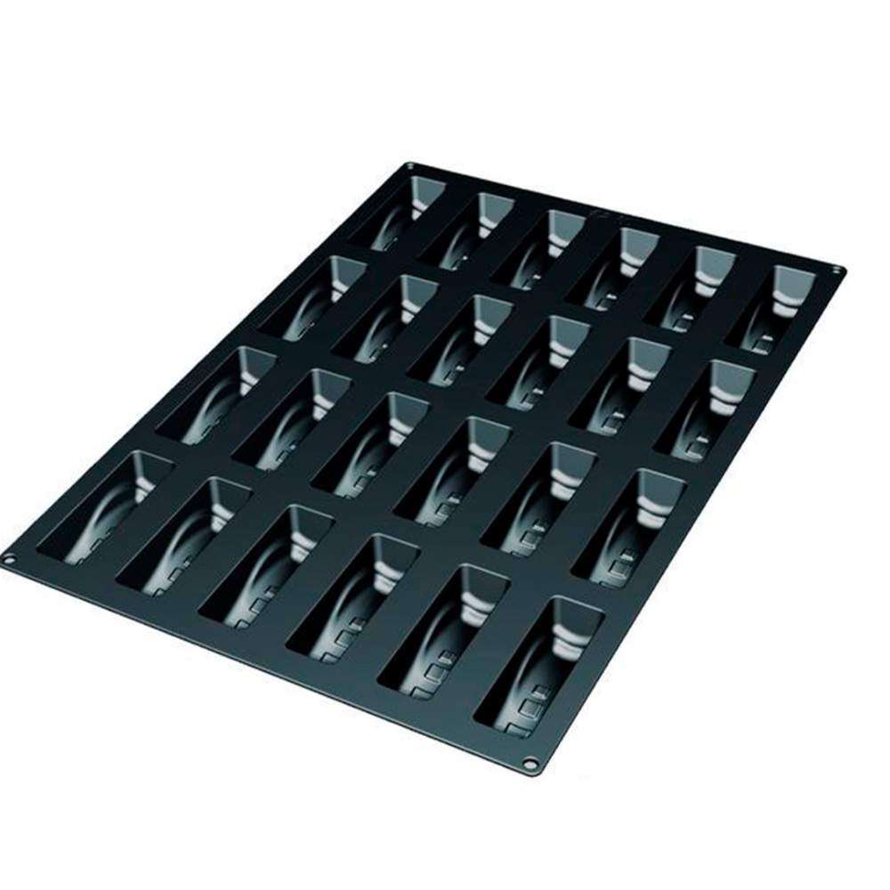Силиконовая форма для десертов ВОЛНА 11,9х3,6 см Silikomart SQ042/YL - Фото 2