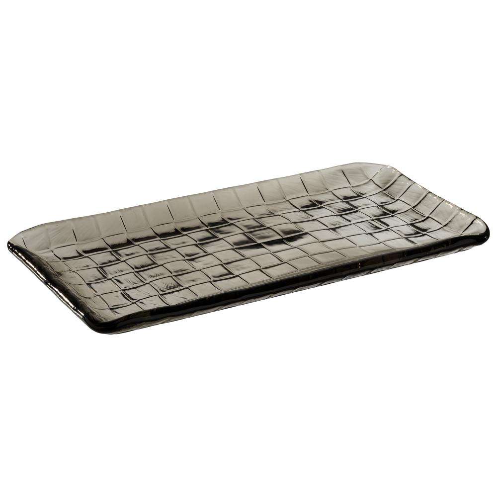 Тарелка для суши, блюдо APS Takashi 29.5X15.5Xh1.5 см серая 40907