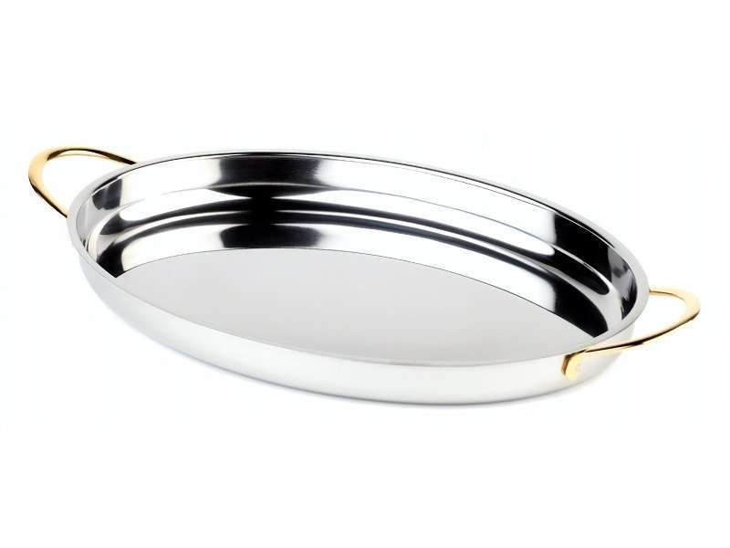 Піднос з ручками APS d26,5X19,5Xh3 см 800 мл - 60270