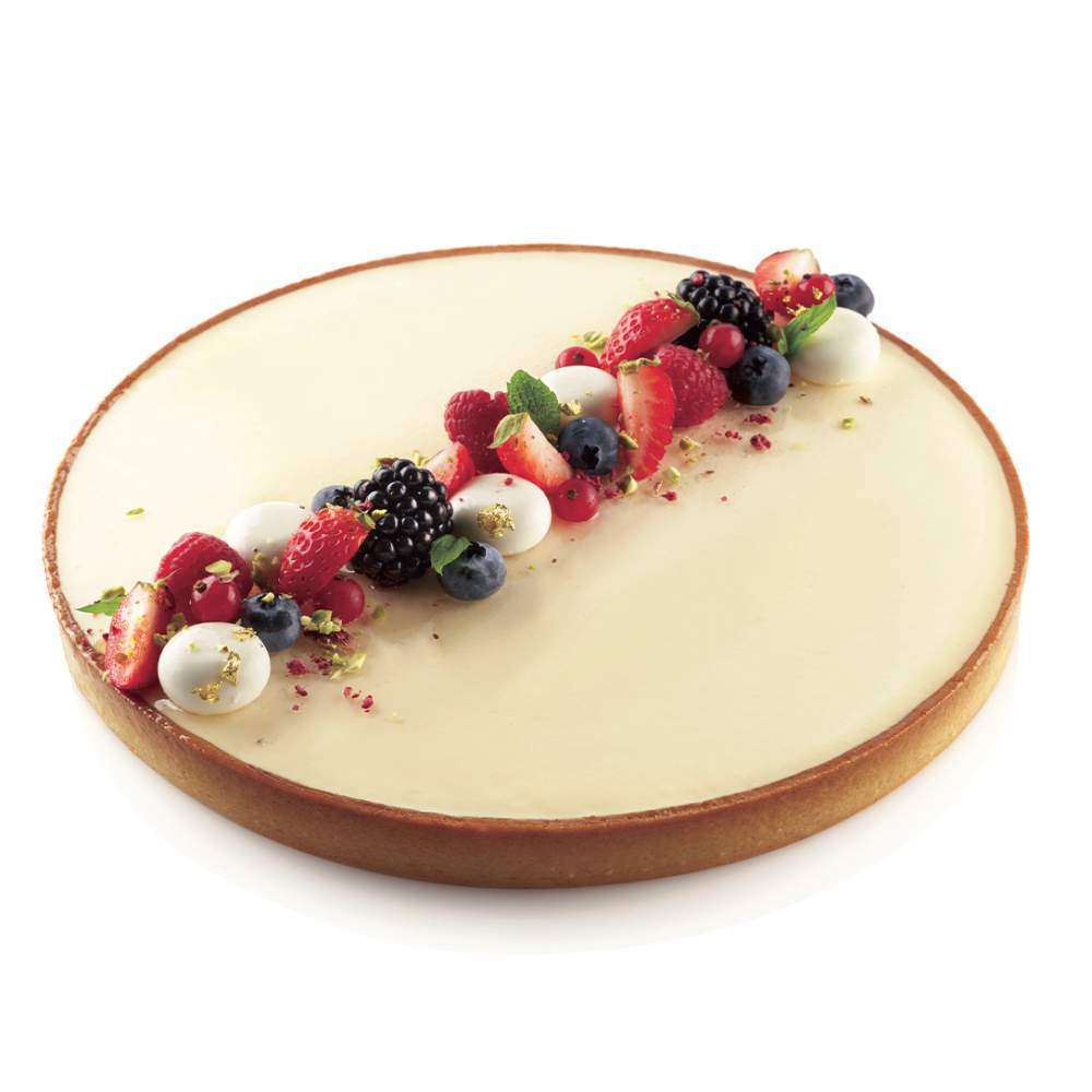 Форма для тарта 1 шт (d 230 мм) Silikomart TARTE RING ROUND D230 H20 MM - Фото 2