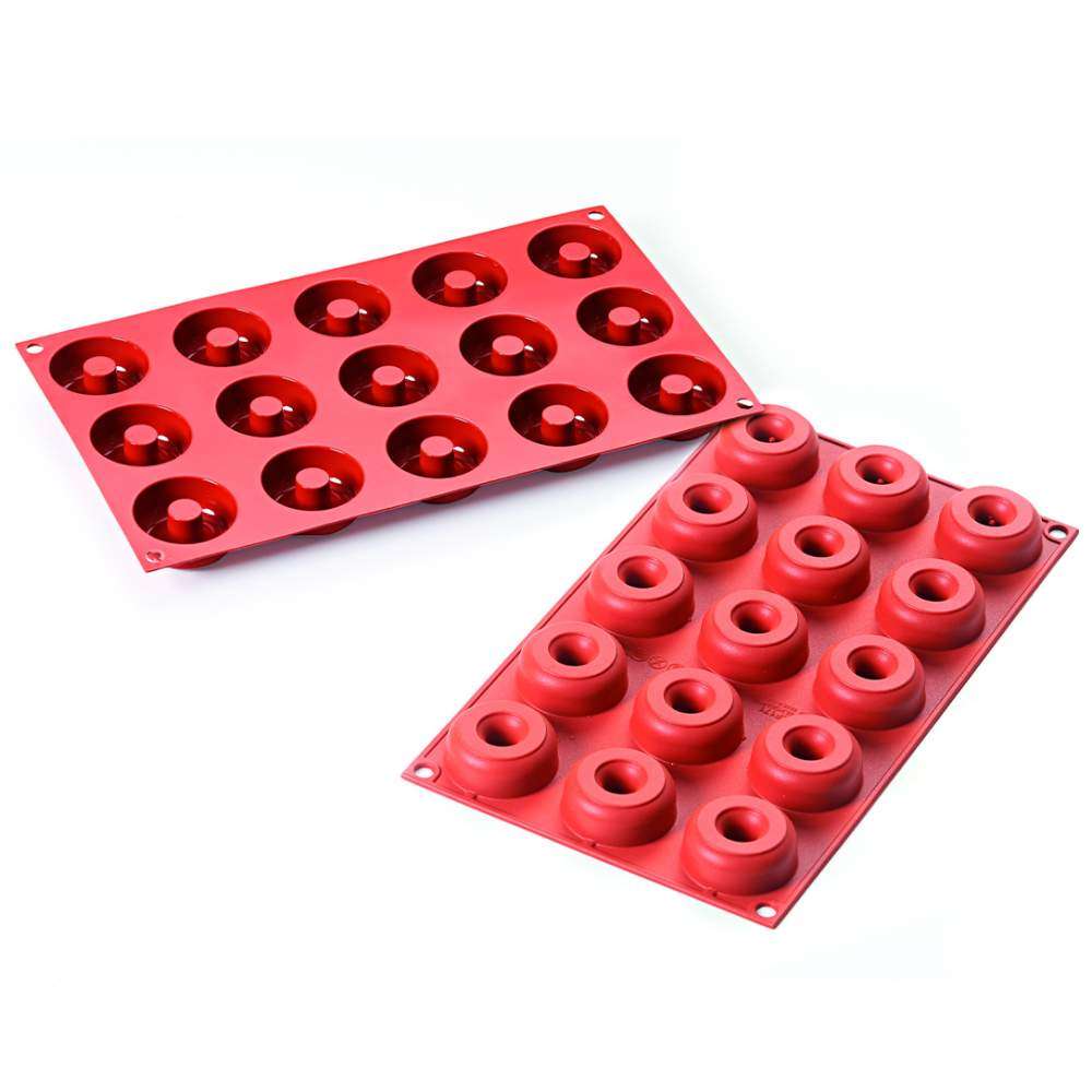 Силиконовая форма для десертов MINI DONUTS Silikomart SF171/C