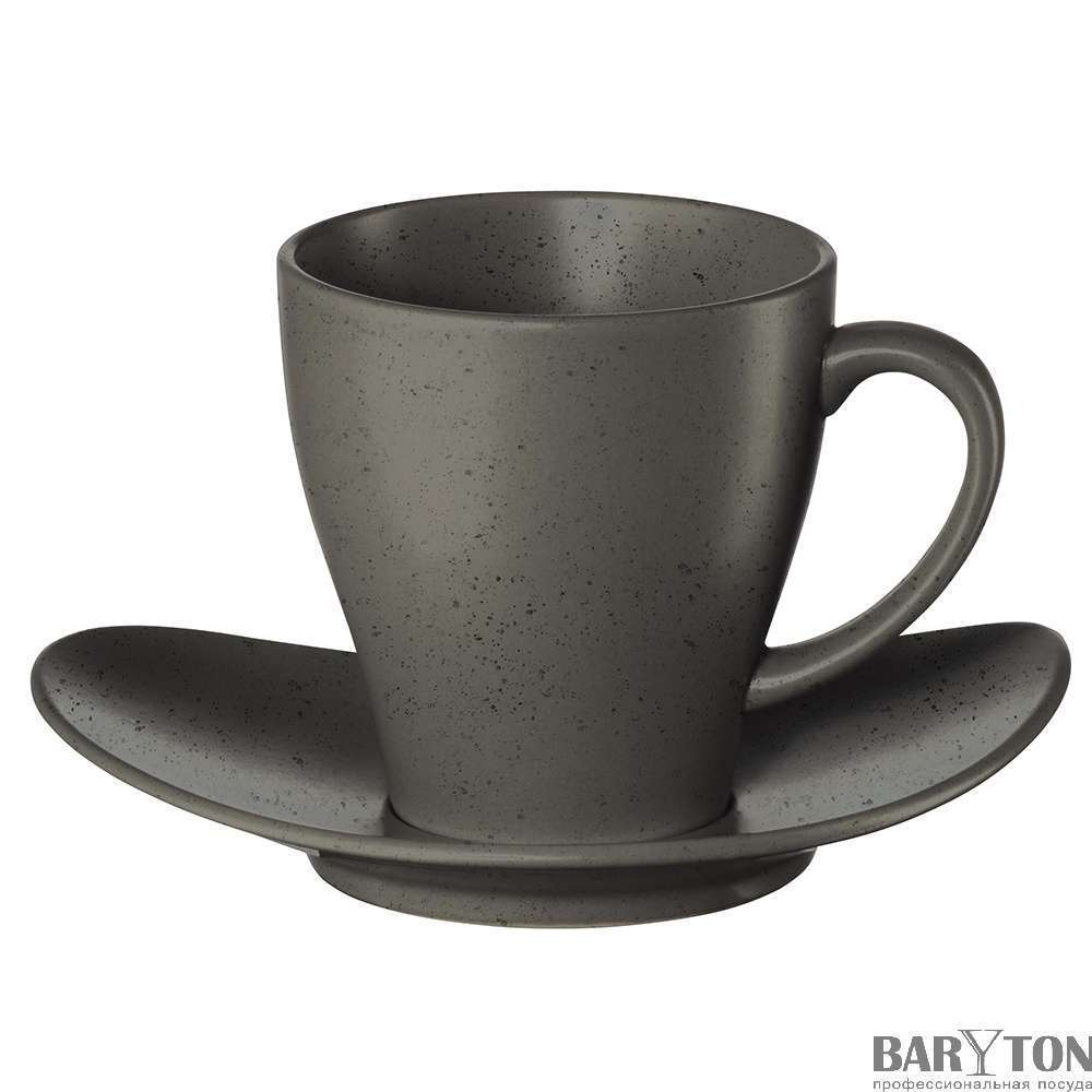 Чашка с блюдцем Asa Cuba Grigio 200 мл 1224400  - Фото 2