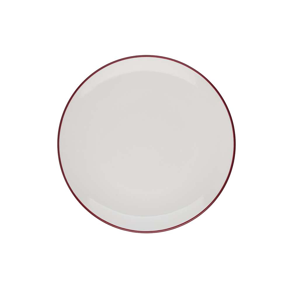 Тарілка мілка ID Fine Modest Maroon 23 см lona 13001-111023 - Фото 2