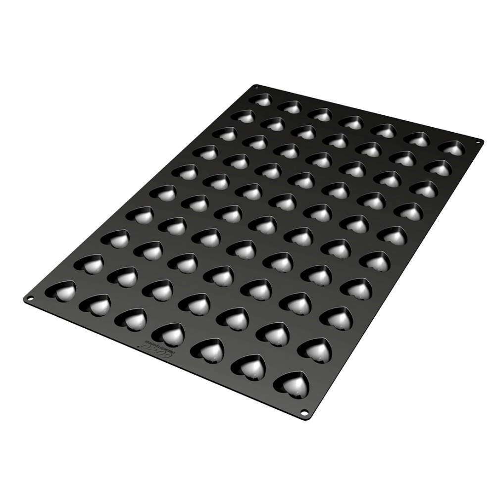 Силиконовая форма для десертов СЕРДЦЕ Silikomart SQ032/YL - Фото 2