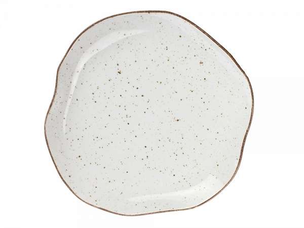 Тарелка мелкая Lubiana Stone age decor  25 см бежевая 4636-6833