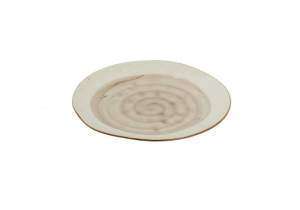 Тарелка круглая Alt Porcelain Country 25см. (светло-серая) FB3703LG-10CS