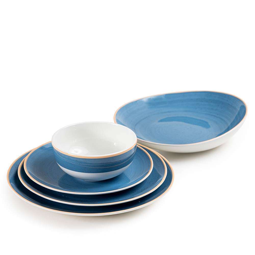 Тарелка глубокая Ariane Twister Blue 25 см AVCARN264012025 - Фото 2