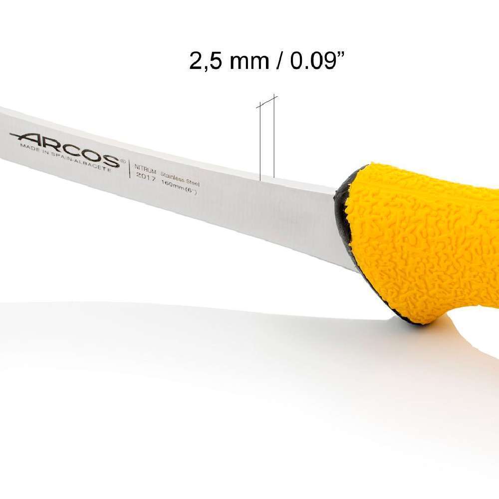 Нож обвалочный 160 мм со скошенным лезвием, серия DUO PRO Arcos  201700 - Фото 4