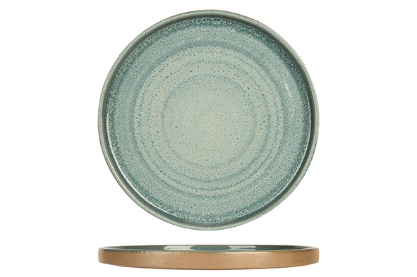 Тарілка мілка Cosy&Trendy Basalt 26 см ocean green - 3945027