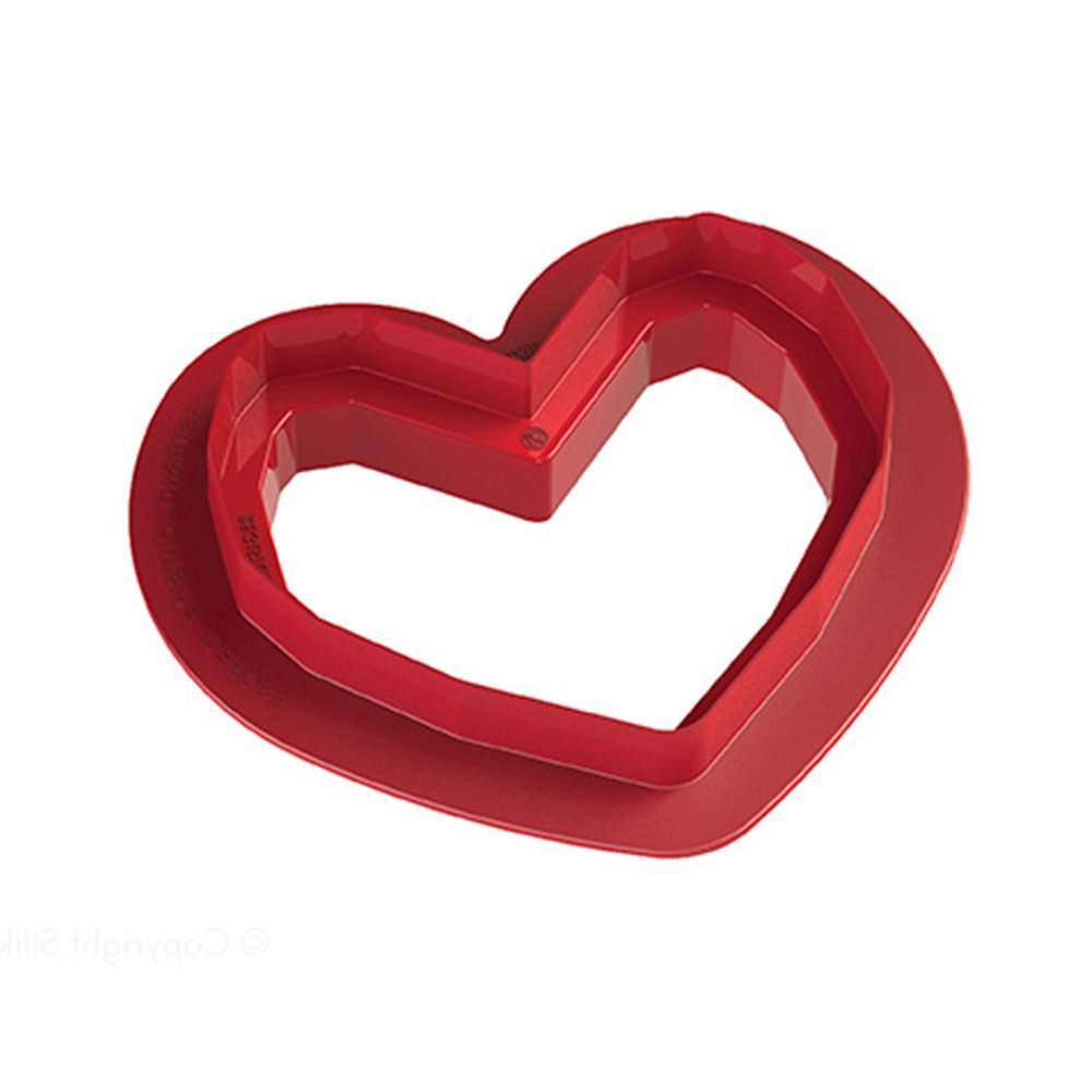 Силиконовая форма для торта Сердце Silikomart AMORE ORIGAMI 600 - Фото 3