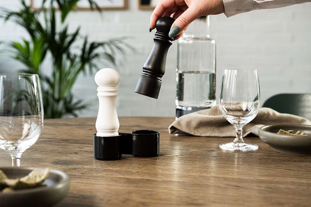 Набір млинків для солі та перцю Crushgrind Mini Grinder h14 см white/black 060080-4002 - Фото 3