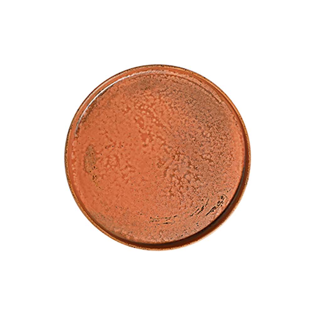 Тарелка мелкая с бортом ID Fine Fall Terra 25,5 см 20651-161025