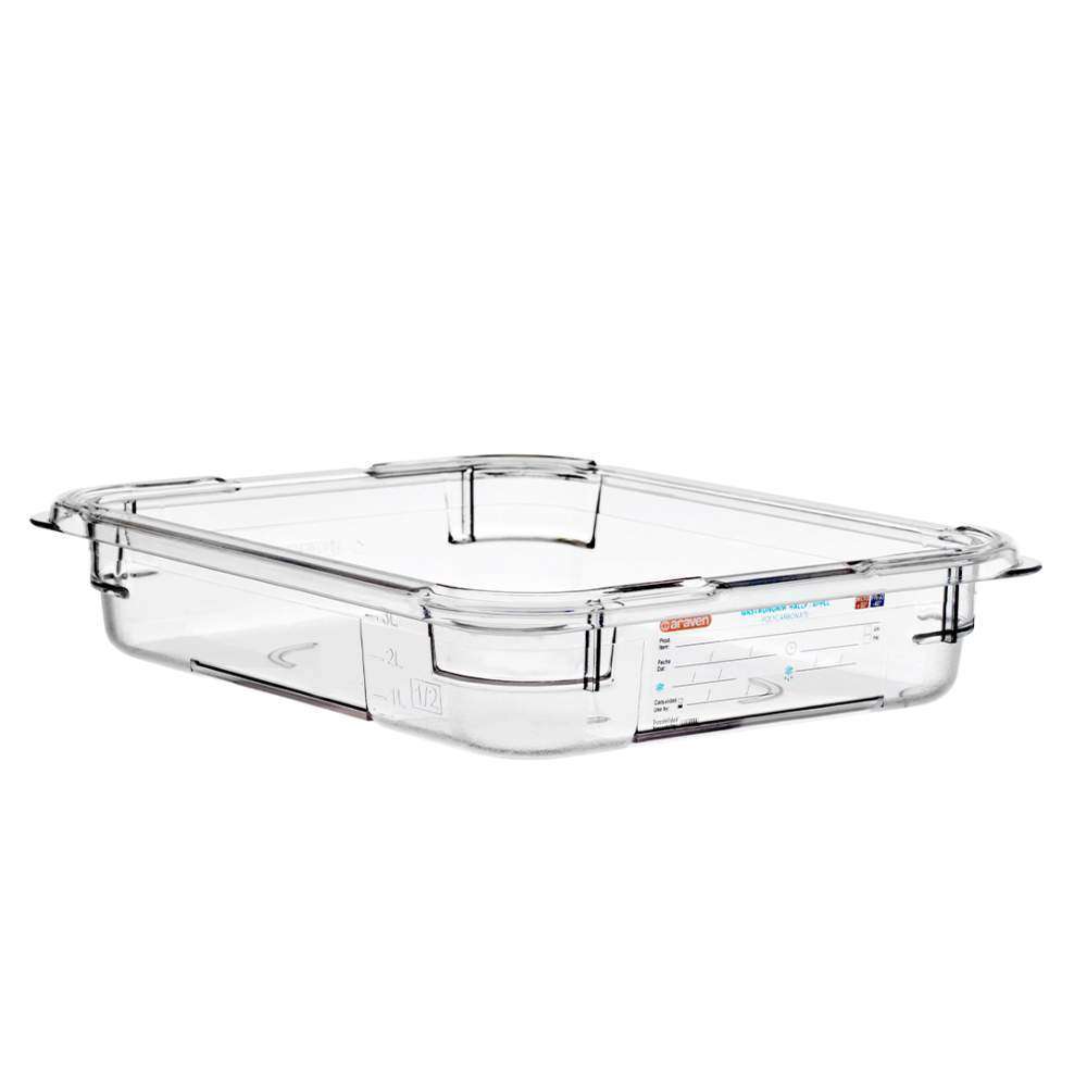 Гастроемкость из поликарбоната GN 1/2 h-6,5 см 3,8 л Araven 09821