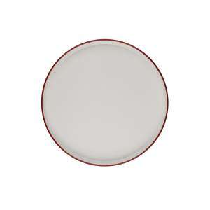 Тарілка мілка з бортом ID Fine Modest Maroon 25.5 см stolt 13001-161025