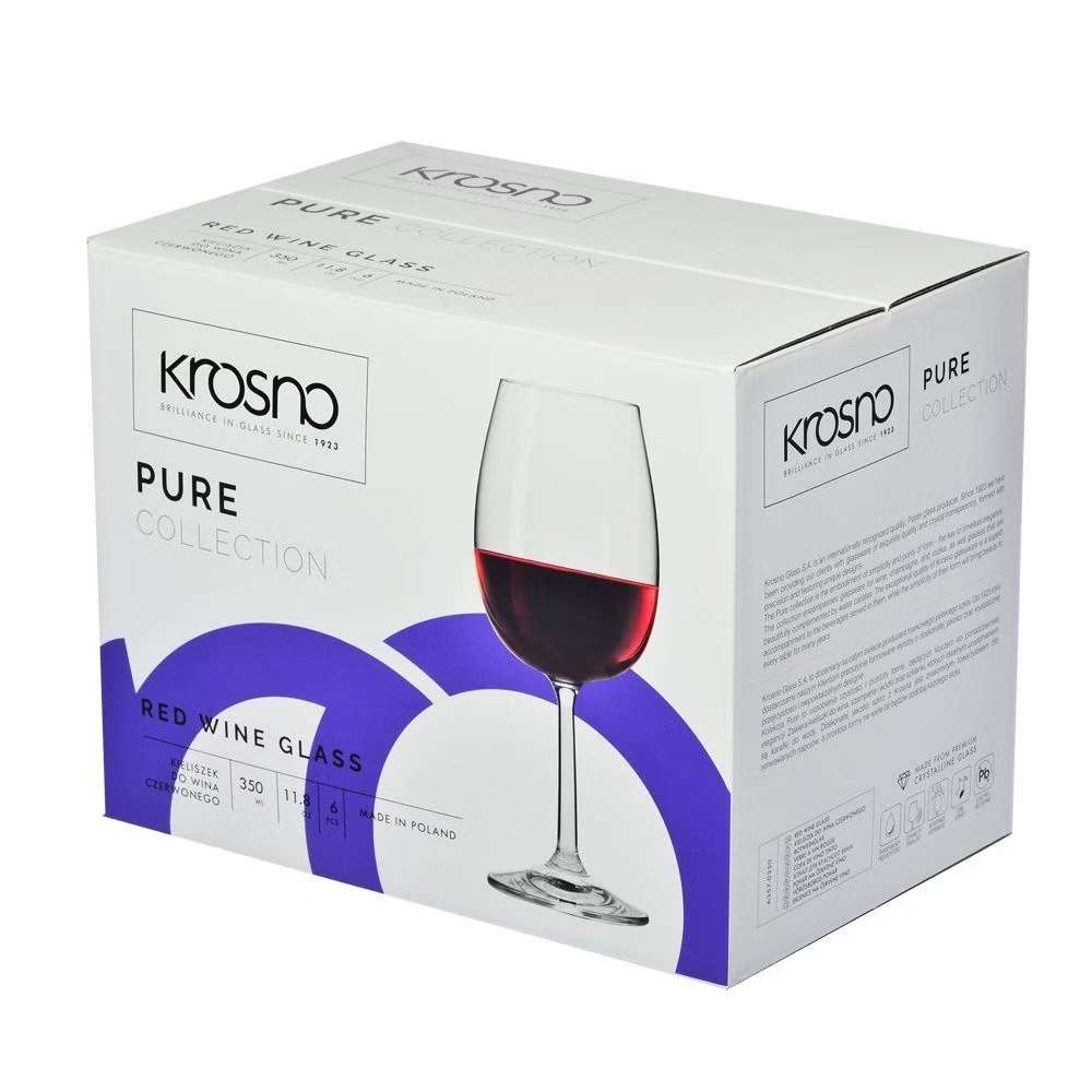 Бокал для вина Krosno Pure 350 мл 5900345788104 - Фото 2