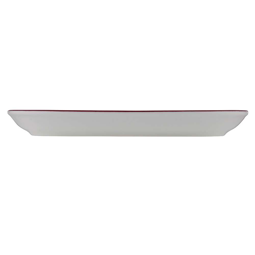 Тарелка овальная ID Fine Modest Maroon 28X18 см magnus 13001-143028 - Фото 2