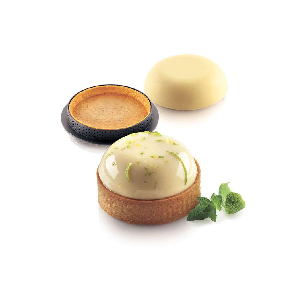 Набір форм для тартів PALET 47 мл Silikomart - KIT TARTE RING PALET D70 MM - Фото 2