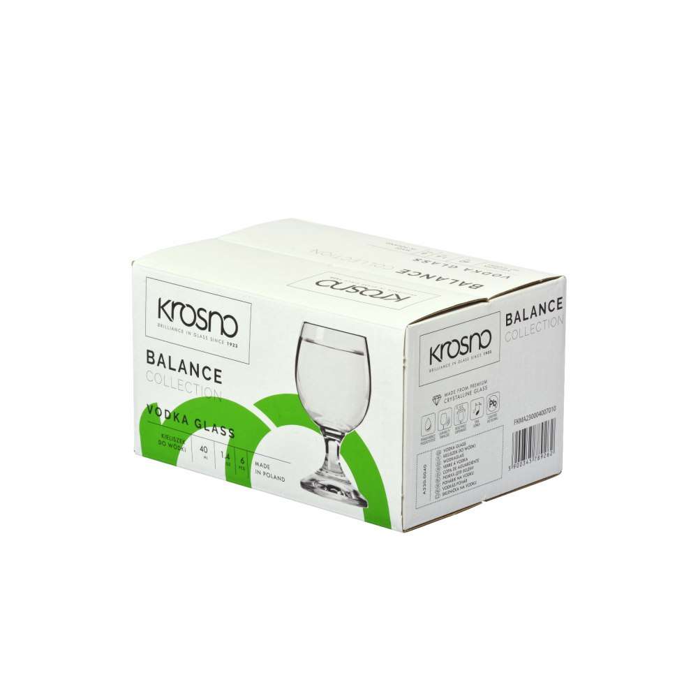 Рюмка для водки Krosno Balance 40 мл 5900345789262 - Фото 2