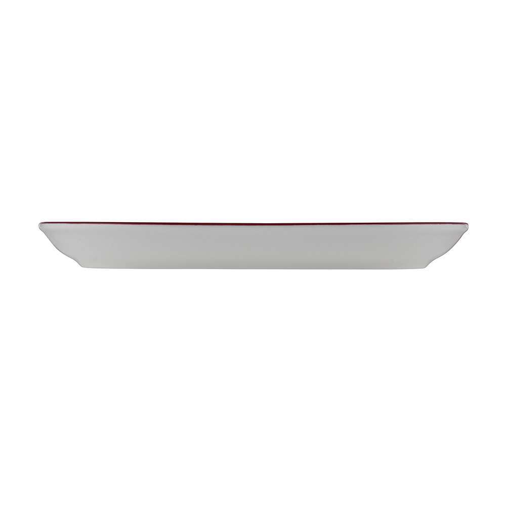 Тарелка овальная ID Fine Modest Maroon 14X9 см 13001-143014 - Фото 2
