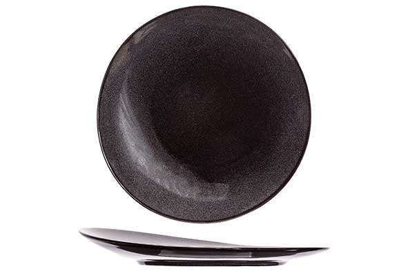 Тарілка десертна Cosy&Trendy Black granite 21 см - 3491121 - Фото 1