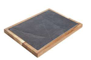 Дошка сланець для подачі Cosy 35X25X2.5 см (акация-сланец) - 4256637 BR