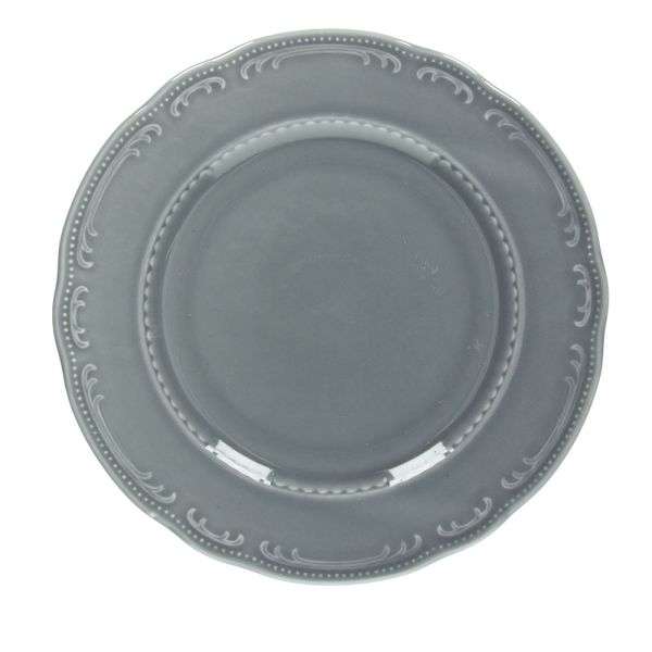 Тарелка мелкая Tognana Vecchio Vienna 28 см grigio VW000280772