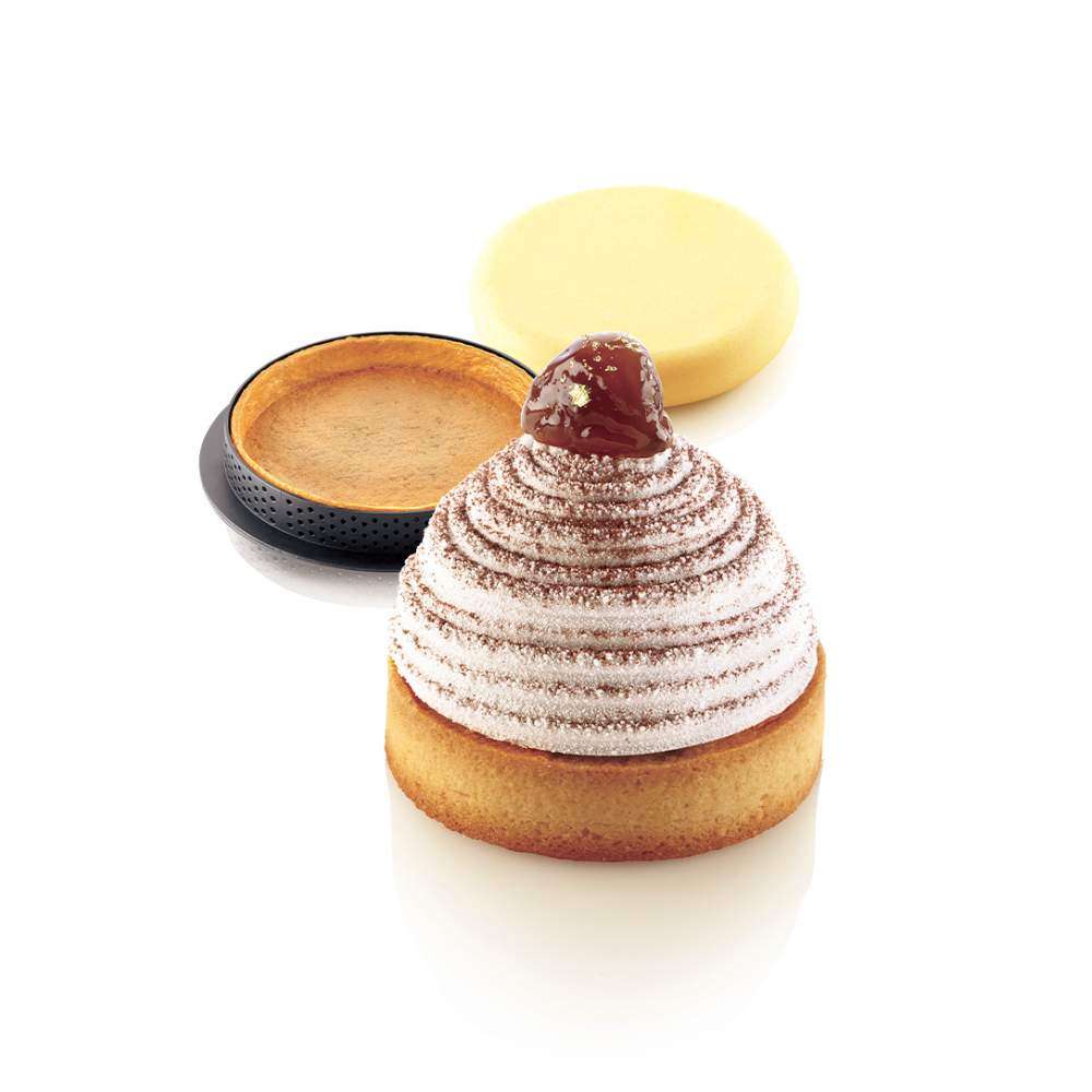 Набор форм для тартов MONTBLANC Silikomart KIT TARTE RING MONTBLANC D80 MM - Фото 1